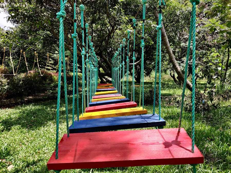 The Gari Resorts Low Rope Bridge Activity